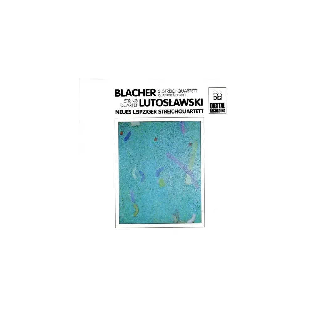 BLACHER - Neues Leipziger - Quatuor à cordes n°5..